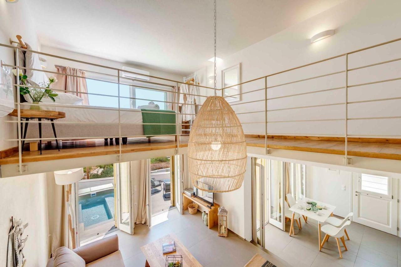 Villa Alba In Syros With Private Jacuzzi Azolimnos Buitenkant foto
