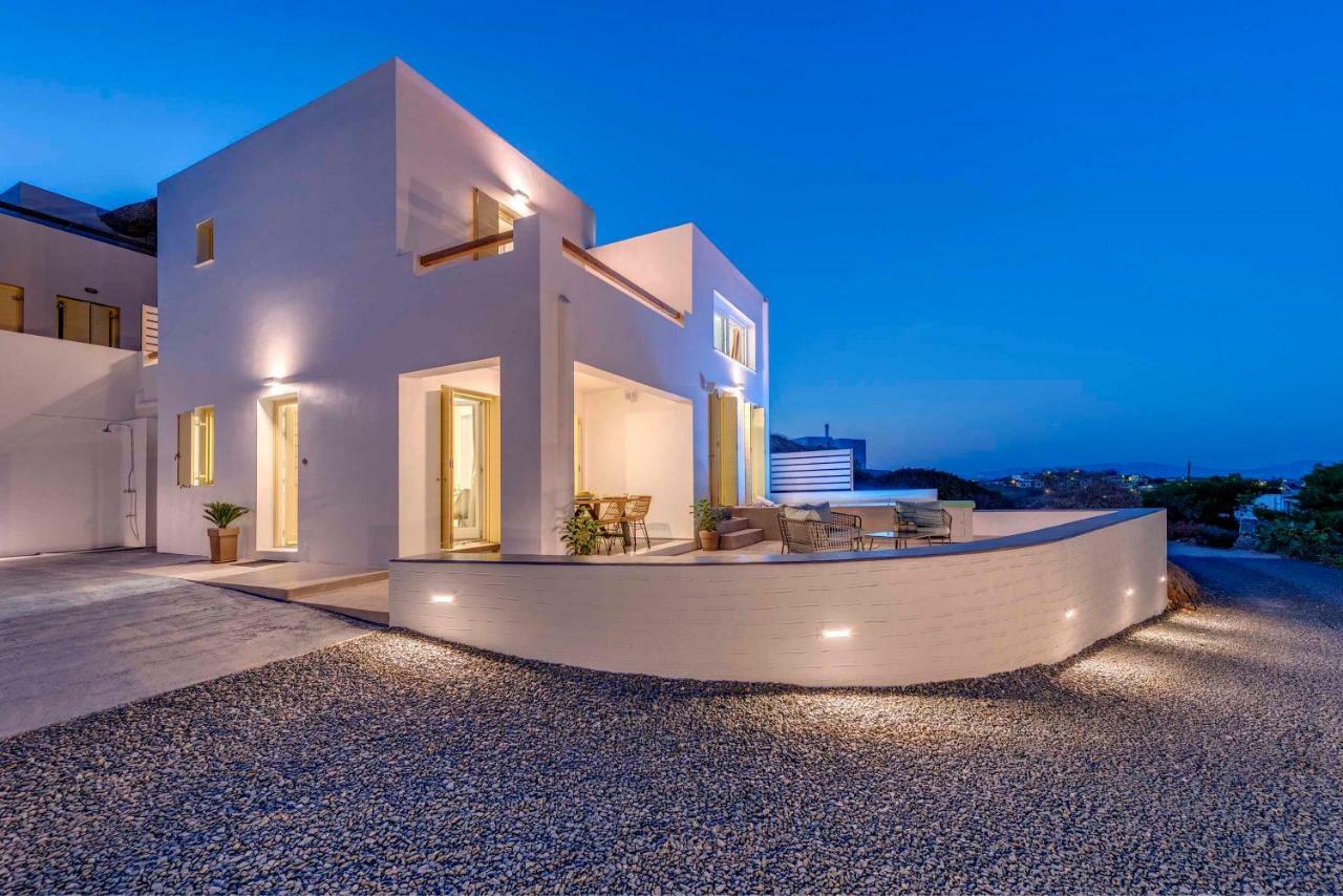 Villa Alba In Syros With Private Jacuzzi Azolimnos Buitenkant foto