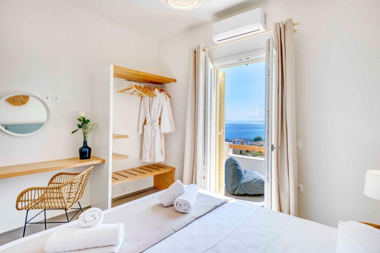 Villa Alba In Syros With Private Jacuzzi Azolimnos Buitenkant foto