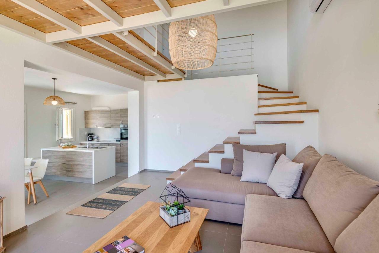 Villa Alba In Syros With Private Jacuzzi Azolimnos Buitenkant foto