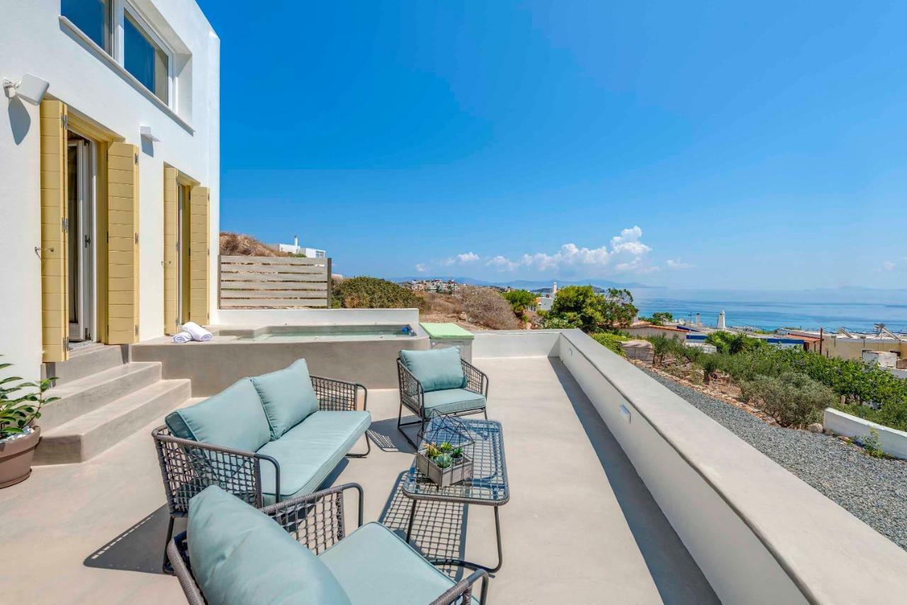 Villa Alba In Syros With Private Jacuzzi Azolimnos Buitenkant foto