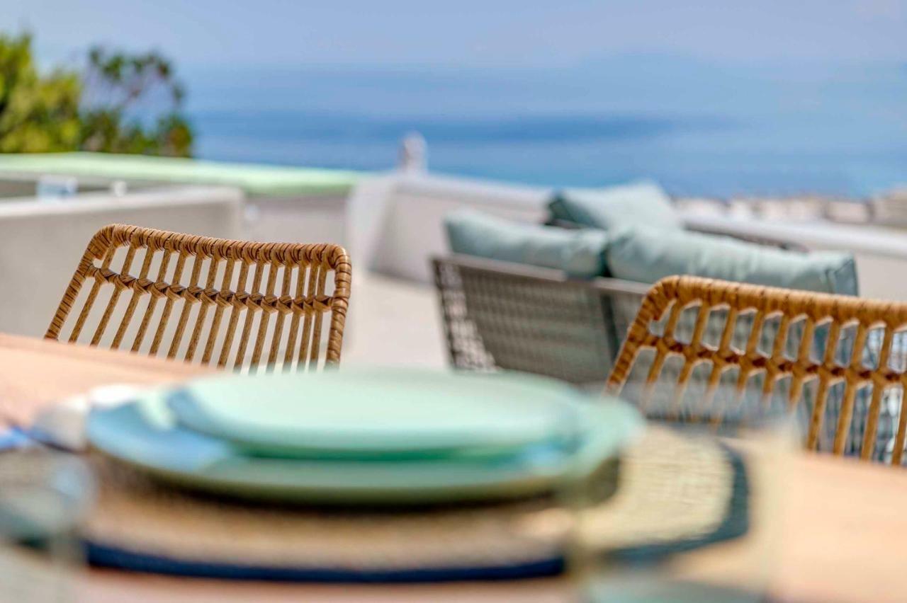 Villa Alba In Syros With Private Jacuzzi Azolimnos Buitenkant foto