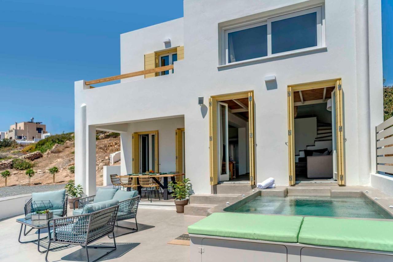 Villa Alba In Syros With Private Jacuzzi Azolimnos Buitenkant foto