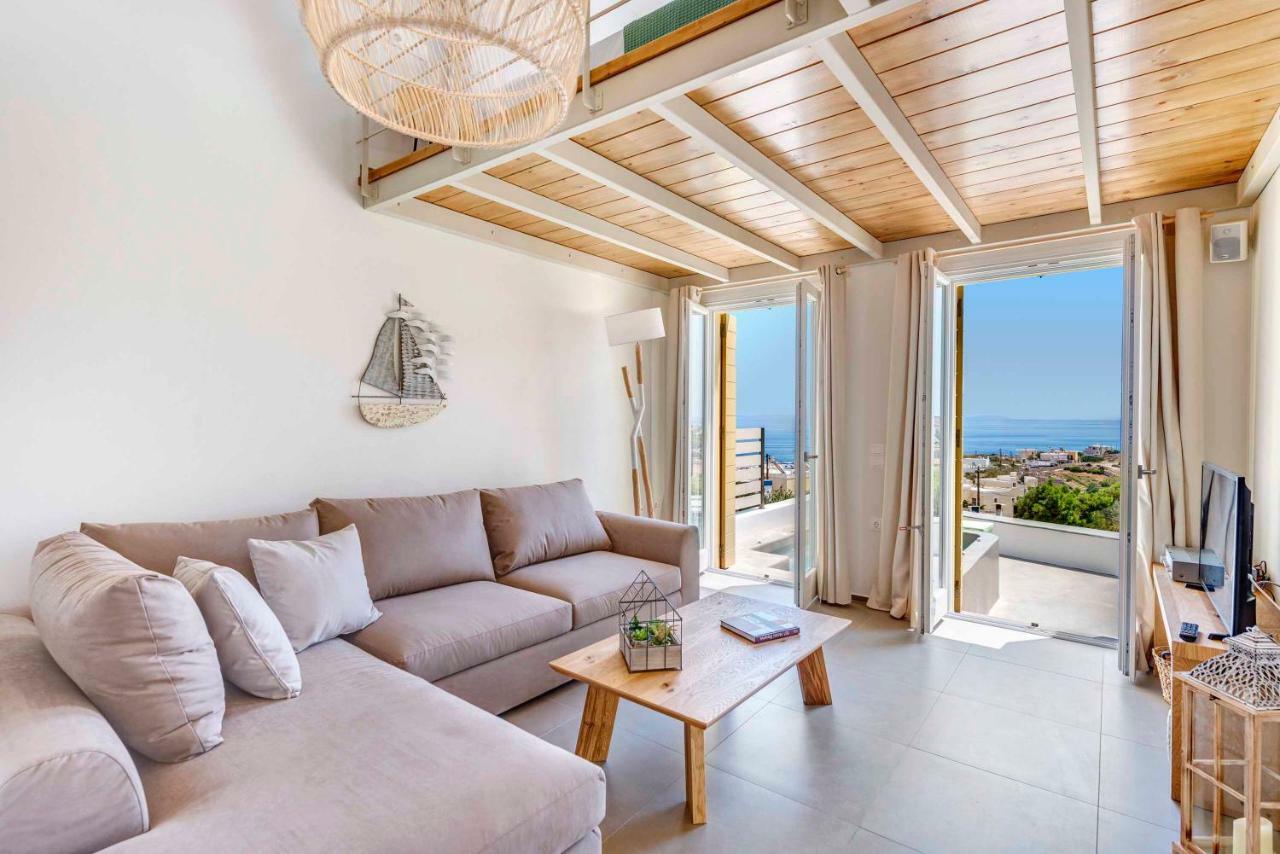 Villa Alba In Syros With Private Jacuzzi Azolimnos Buitenkant foto
